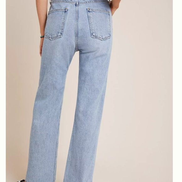 AGOLDE '90S ULTRA HIGH-RISE STRAIGHT JEANS NWT - Picture 5 of 15